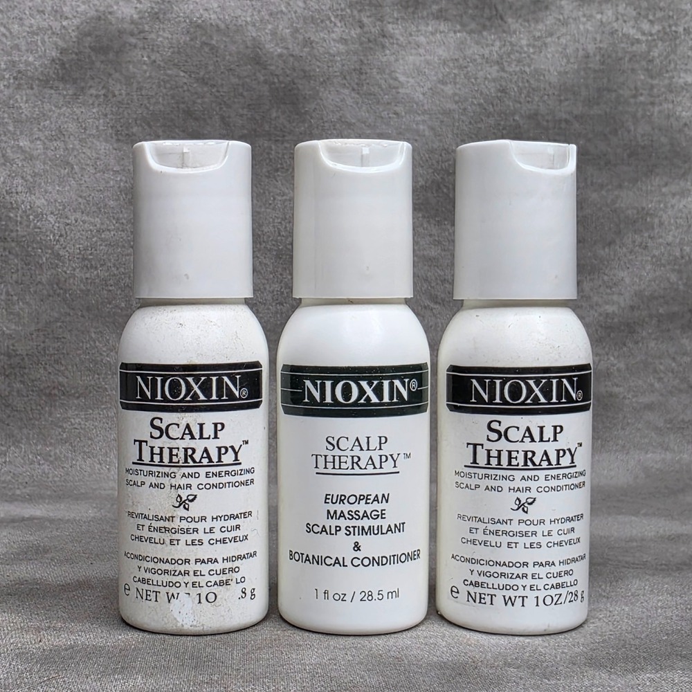 (X3) Nioxin Scalp Therapy Moisturizing Conditioner 1 fl oz Travel Size
